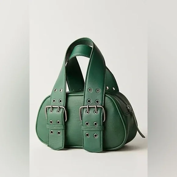 Free People Say Yes Bag Pine - Picture 2 of 2